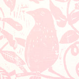 Bird & Bee Pink by Molly Mahon Botanical Wallpaper – Schumacher 5011191