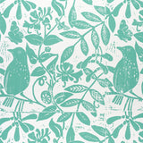 Bird & Bee Seaglass by Molly Mahon Botanical Wallpaper – Schumacher 5011192