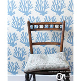 Coral Blue by Molly Mahon Ocean-Inspired Wallpaper – Schumacher 5011201