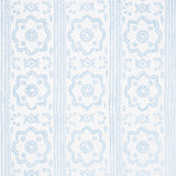Sunda Hand Blocked Print Sky by Schumacher Jacaranda Collection Block Print Wallpaper – Schumacher 5011223