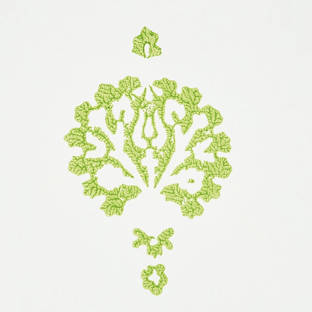 Dahlia Hand Blocked Print Leaf Green by Schumacher Hand Blocked Floral Wallpaper – Schumacher 5011231