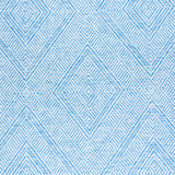 Tortola Paperweave Blue by Schumacher Diamond Geometric Woven Wallpaper – Schumacher 5011250
