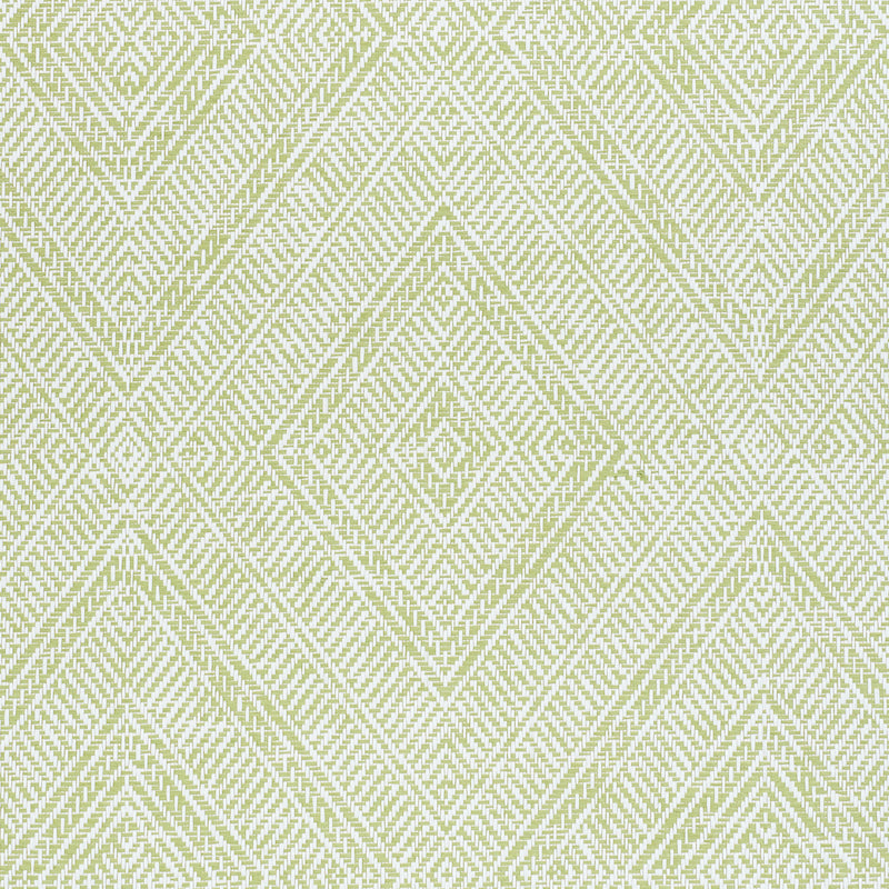 Tortola Paperweave Green by Schumacher Diamond Geometric Woven Wallpaper – Schumacher 5011251
