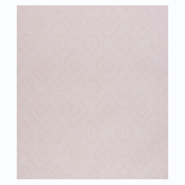 Tortola Paperweave Pink Diamond Geometric Woven Wallpaper – Schumacher 5011252