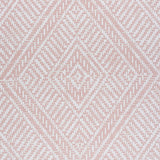 Tortola Paperweave Pink Diamond Geometric Woven Wallpaper – Schumacher 5011252
