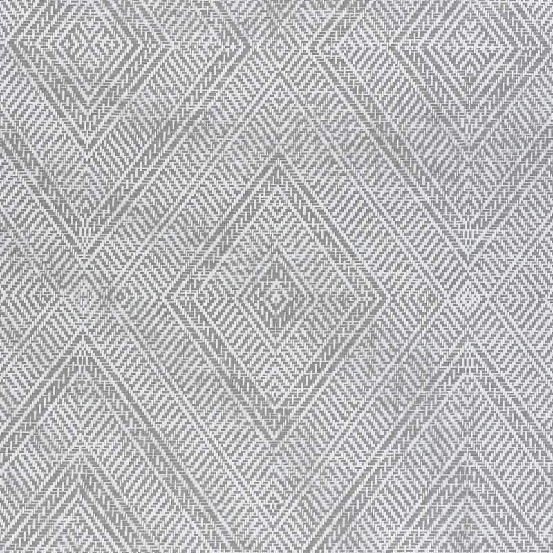 Tortola Paperweave Grey by Schumacher Modern Woven Diamond Wallpaper – Schumacher 5011253