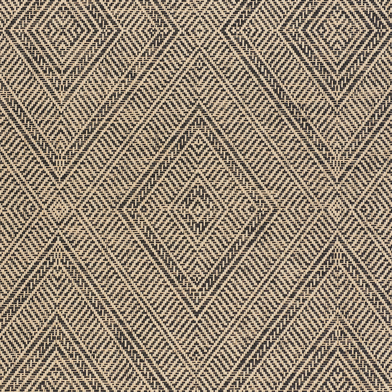 Tortola Paperweave Carbon by Schumacher Woven Wallcovering – Schumacher 5011254