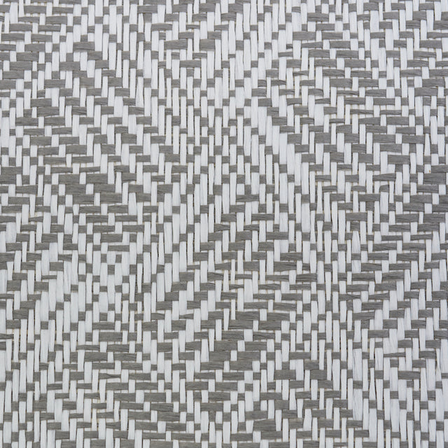 Ashberg Paperweave Grey by Schumacher Contemporary Woven Wallcovering – Schumacher 5011260