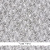 Ashberg Paperweave wallpaper in grey, featuring a contemporary basketweave pattern with natural fibers and subtle ombré effect.