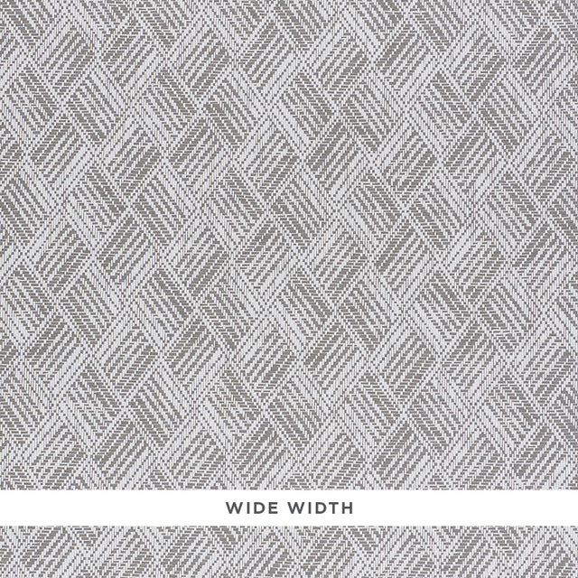 Ashberg Paperweave wallpaper in grey, featuring a contemporary basketweave pattern with natural fibers and subtle ombré effect.