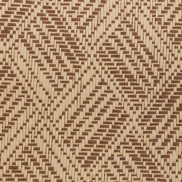 Ashberg Paperweave Brown Woven Wallcovering – Schumacher 5011262