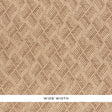 Ashberg Paperweave brown woven wallcovering with a contemporary basketweave pattern by Schumacher