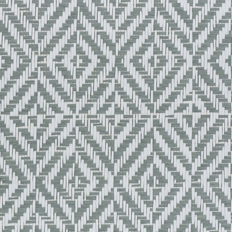 JUBILEE PAPERWEAVE Grey Woven Geometric Wallpaper – Schumacher 5011271