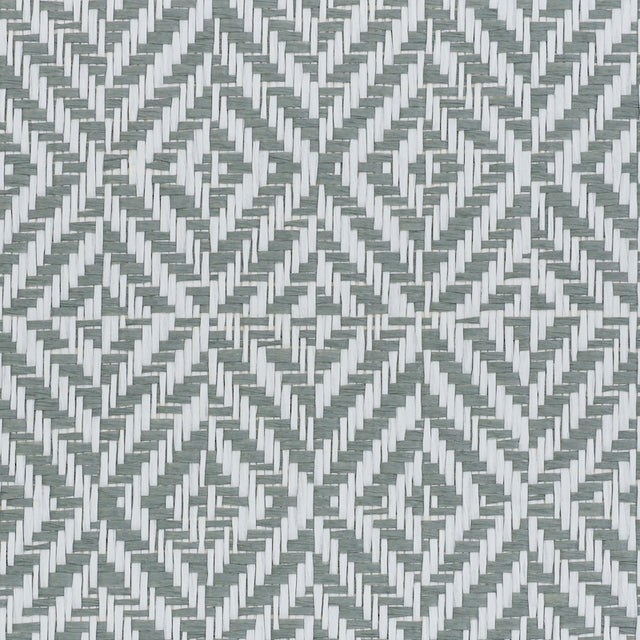 JUBILEE PAPERWEAVE Grey Woven Geometric Wallpaper – Schumacher 5011271