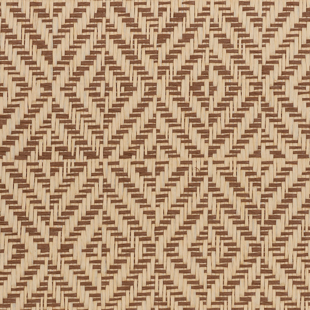 Jubilee Paperweave Brown Woven Wallcovering by Schumacher – 5011272