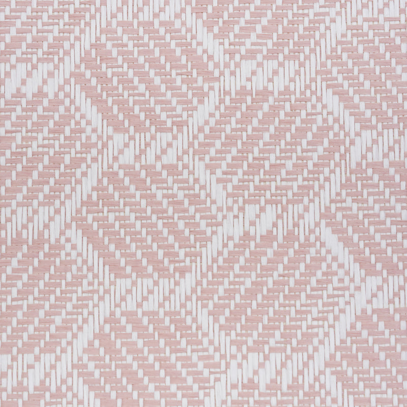 Abaco Paperweave Blush by Schumacher Woven Wallcovering – Schumacher 5011280SAM