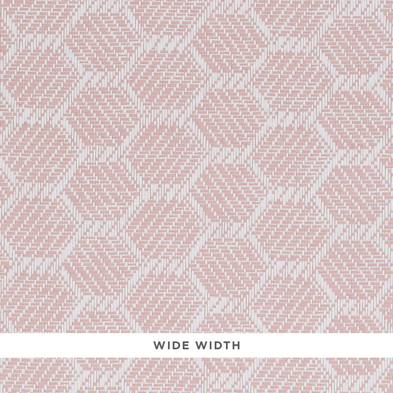 Abaco Paperweave Blush by Schumacher Woven Wallcovering – Schumacher 5011280SAM
