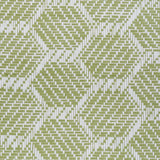Abaco Paperweave Green by Schumacher Hexagonal Woven Wallcovering – Schumacher 5011281
