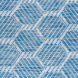 Abaco Paperweave Blue Hexagonal Woven Wallcovering – Schumacher 5011282SAM