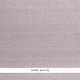 Oxnard Paperweave wallpaper in Ivory, a chic dimensional stripe wallcovering with a woven texture by Schumacher.