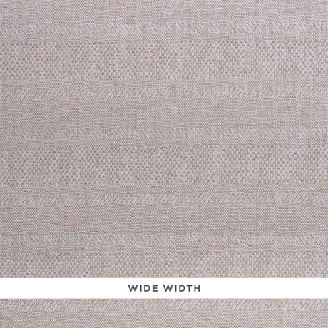 Oxnard Paperweave wallpaper in Ivory, a chic dimensional stripe wallcovering with a woven texture by Schumacher.