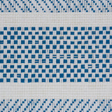 Oxnard Paperweave Blue Woven Stripe Wallpaper – Schumacher 5011302