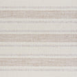 Oxnard Linen Paperweave wallpaper in a natural colorway, featuring a chic, dimensional stripe pattern with a woven texture by Schumacher.