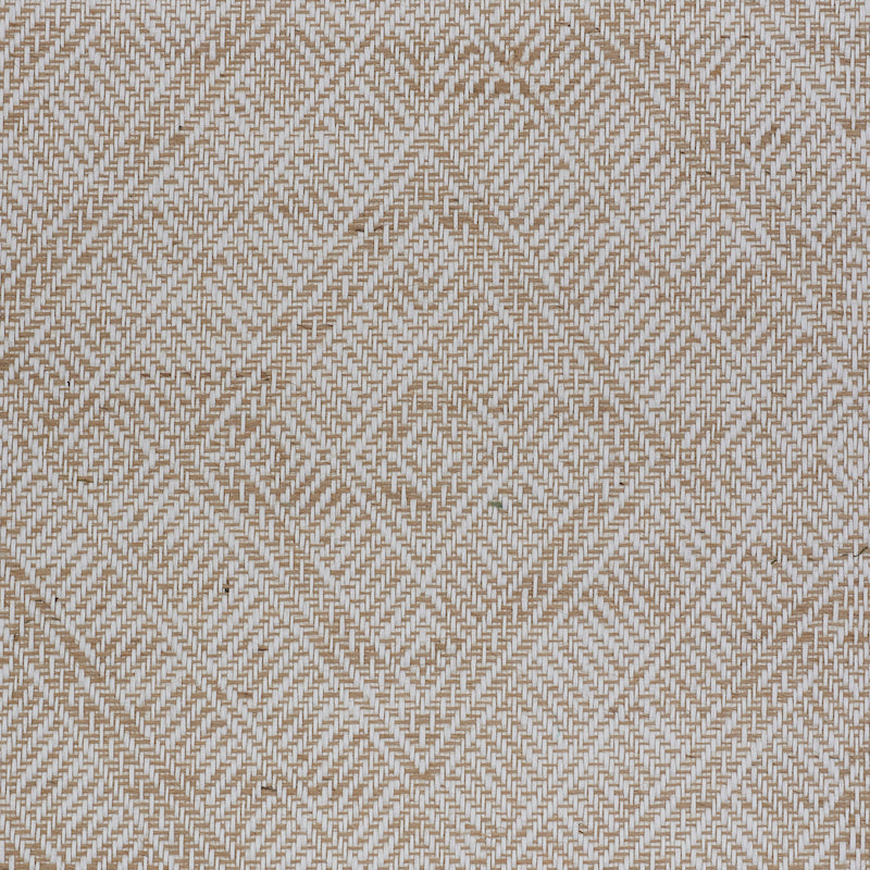 Tortola Linen Paperweave Natural Diamond Woven Wallpaper – Schumacher 5011320