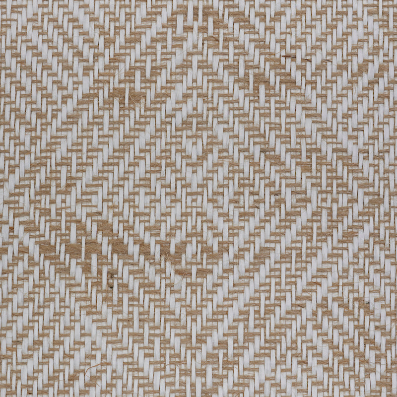 Tortola Linen Paperweave Natural Diamond Woven Wallpaper – Schumacher 5011320