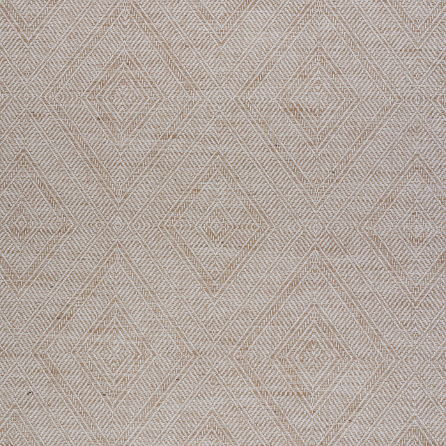 Tortola Linen Paperweave wallpaper in a natural diamond woven pattern by Schumacher