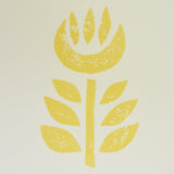 Rosenborg Yellow by Schumacher Scandinavian Modern Tulip Wallpaper – Schumacher 5011331