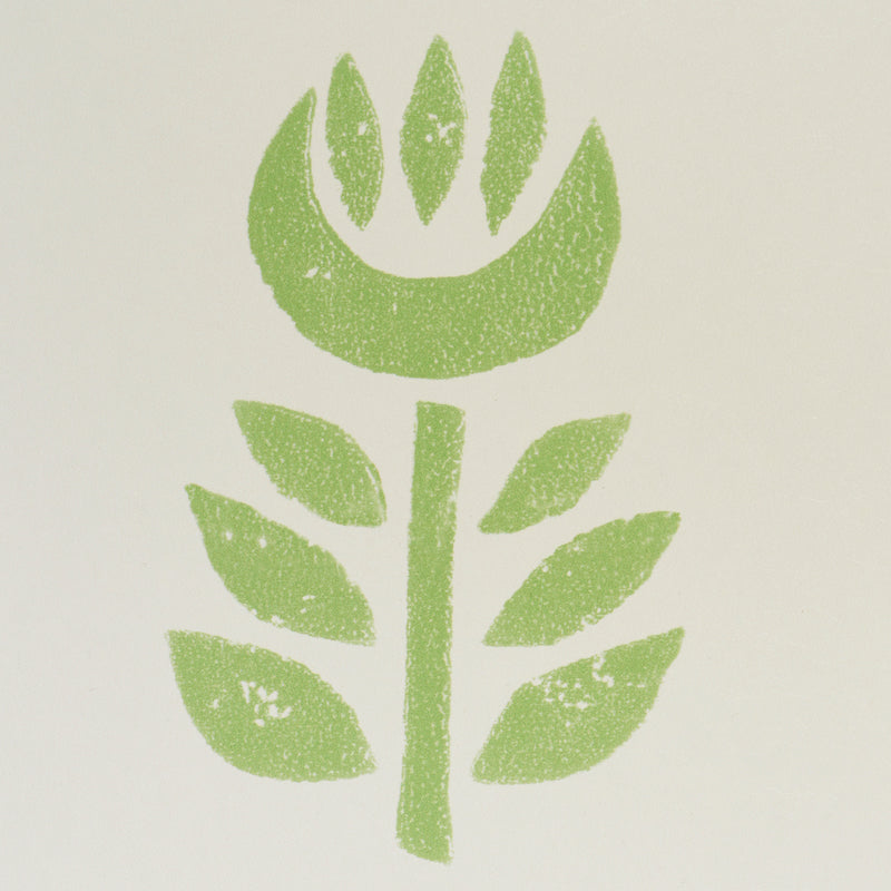 Rosenborg Green Scandinavian Modern Tulip Wallpaper – Schumacher 5011332