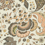 Majorelle Neutral Wide-Width Floral Wallpaper by Schumacher – 5011352