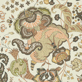 Majorelle Neutral Wide-Width Floral Wallpaper by Schumacher – 5011352