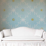 Palladio Trellis Sky by Schumacher Large Scale Trellis Wallcovering – Schumacher 5011370