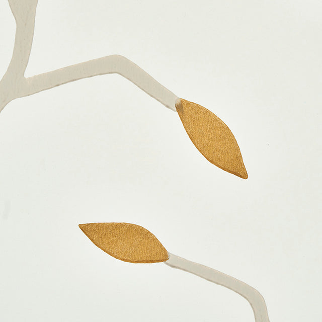Cymbeline Ivory & Gold Botanical Branch Wallpaper – Schumacher 5011380