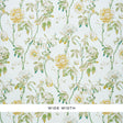 Daydream Citron by Schumacher is a wide-width floral wallpaper featuring enchanting peony blossoms in a subdued color palette.