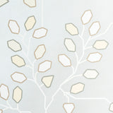 TUMBLE WEED Silver White by Neisha Crosland Modern Arboreal Geometric Wallpaper – Schumacher 5011421
