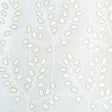 TUMBLE WEED Silver White by Neisha Crosland for Schumacher. Modern arboreal geometric wallpaper with angular branches and leaves in silver and white.