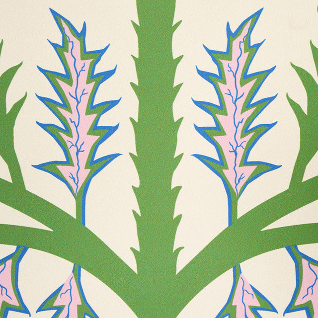 Thistle Ivory by Neisha Crosland Botanical Wallpaper – Schumacher 5011430