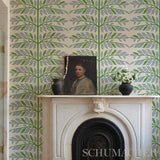 Thistle Mustard by Neisha Crosland Botanical Wallpaper – Schumacher 5011432