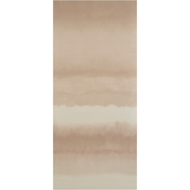 Orissa Sisal Panel in Sand by Schumacher. A tactile, artisanal wallcovering panel with a soft ombré effect in neutral tones.