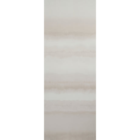 Orissa Panel in Alabaster by Schumacher, a watercolor effect wallcovering panel with soft neutral tones.