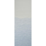 KOBAI PANEL Mineral by Schumacher - Aquarelle Collection. Watercolor-inspired wall mural panel in soft mineral blue and gray tones, reminiscent of a Japanese ink painting.
