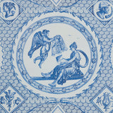 LES SCENES CONTEMPORAINES Blue by Schumacher Greco-Roman Contemporary Wallpaper – Schumacher 5011490