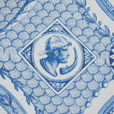 LES SCENES CONTEMPORAINES Blue by Schumacher Greco-Roman Contemporary Wallpaper – Schumacher 5011490