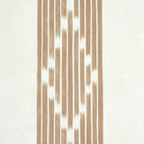 Sequoia Stripe Brown by Schumacher Chic Ikat Stripe Wallpaper – Schumacher 5011530