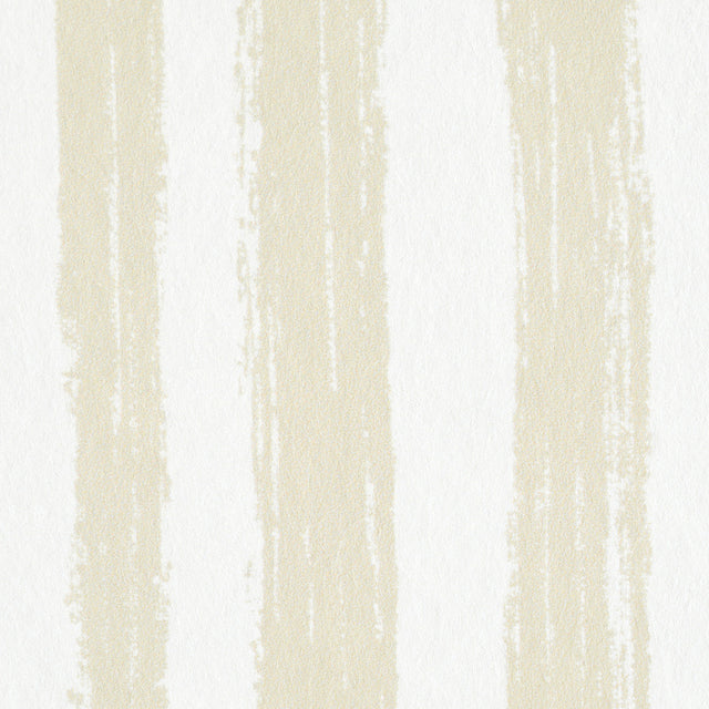 Sketched Stripe Natural by Schumacher Painterly Stripe Wallpaper – Schumacher 5011540