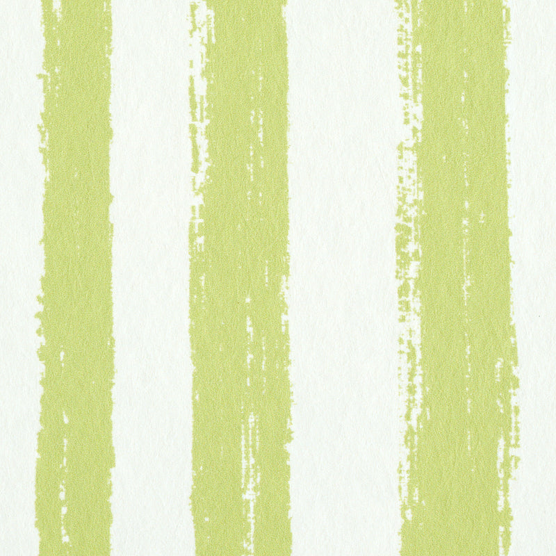 Sketched Stripe Green by Schumacher Painterly Stripe Wallpaper – Schumacher 5011542
