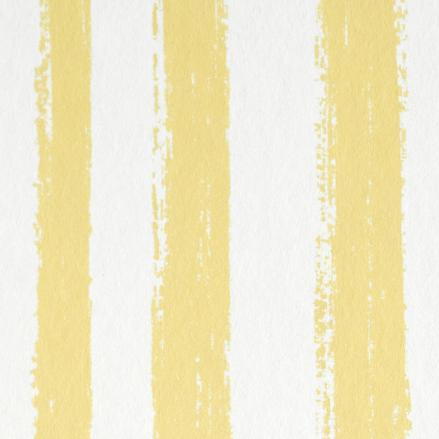 Sketched Stripe Yellow by Schumacher Painterly Stripe Wallpaper – Schumacher 5011543